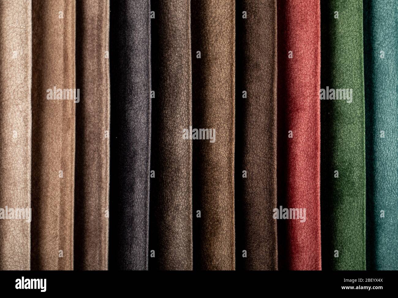 Braun und Blau Farbpalette Schneiderhandtücher aus Leder im Katalog  Stockfotografie - Alamy