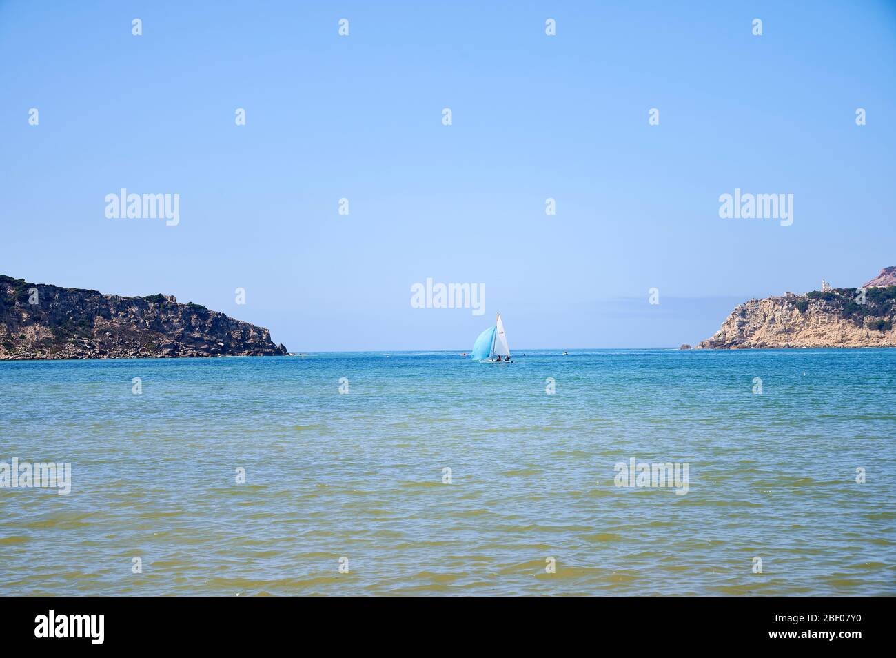São martinho do Porto Bay Stockfoto