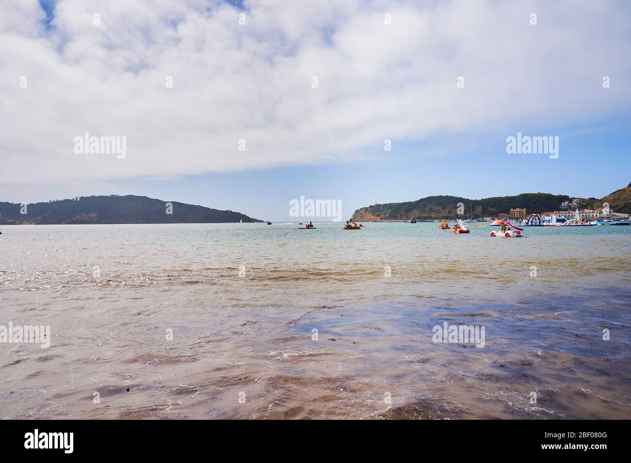 São martinho do Porto Bay Stockfoto