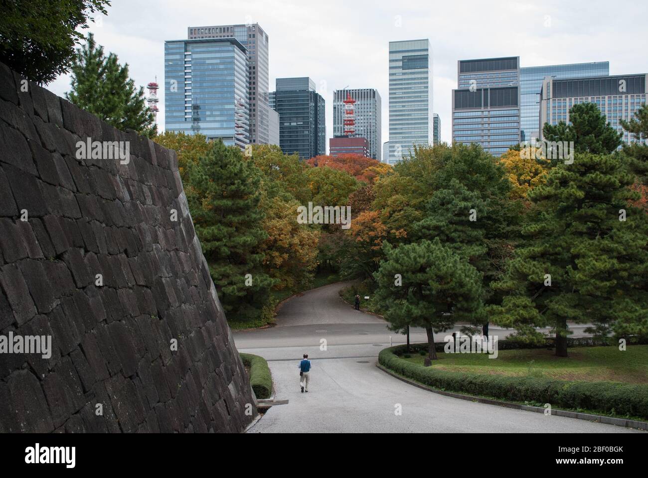 Alte Edo-Burg Tokyo Imperial Palace, Chiyoda Ward, Tokyo, Japan Stockfoto