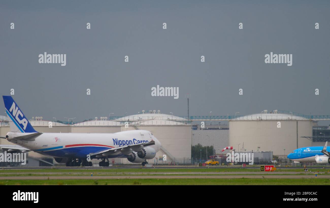 Luftfracht Boeing 747 Foto Stockfoto