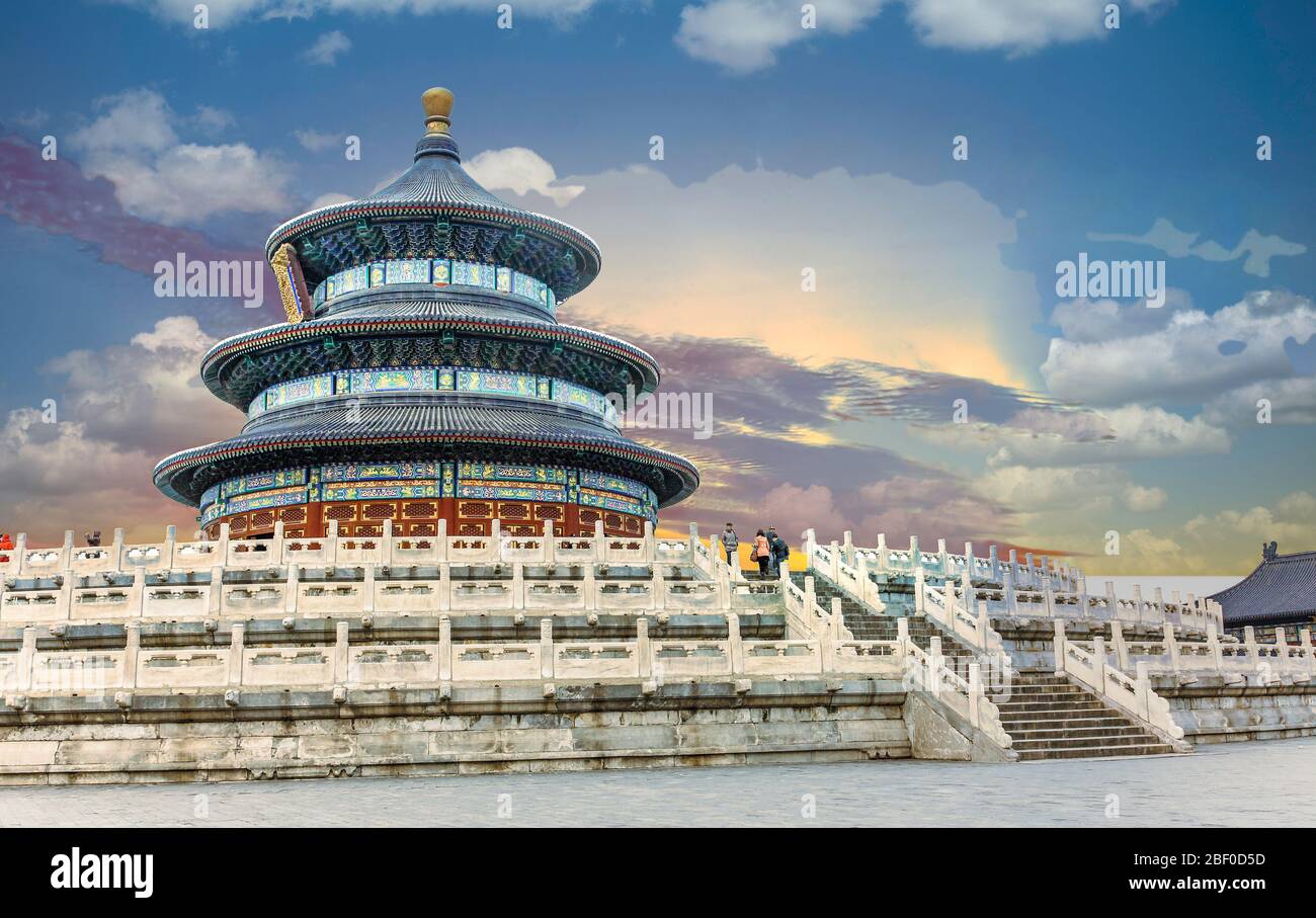 China, Beijing Himmelstempel und Shanghia YU YUAN Garten Orient 2013 Stockfoto