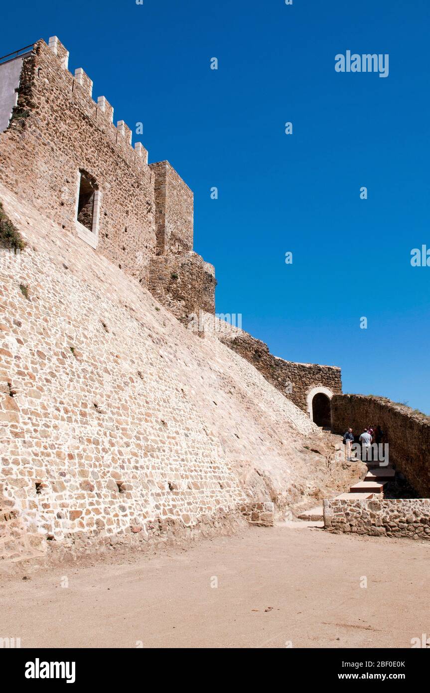 Castell de Montsoriu, La Selva, Katalonien Stockfoto