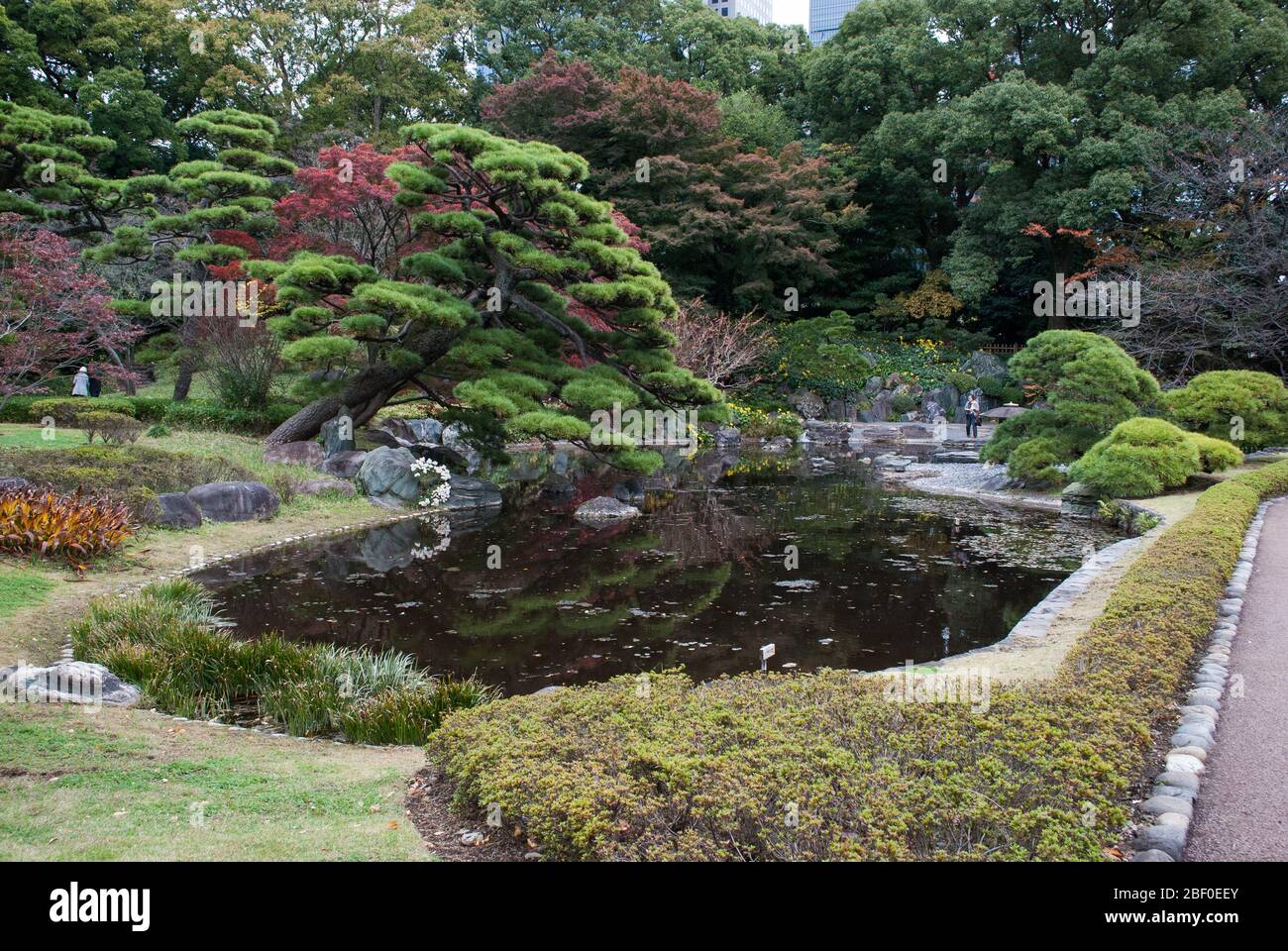 Alte Edo-Burg Tokyo Imperial Palace, Chiyoda Ward, Tokyo, Japan Stockfoto