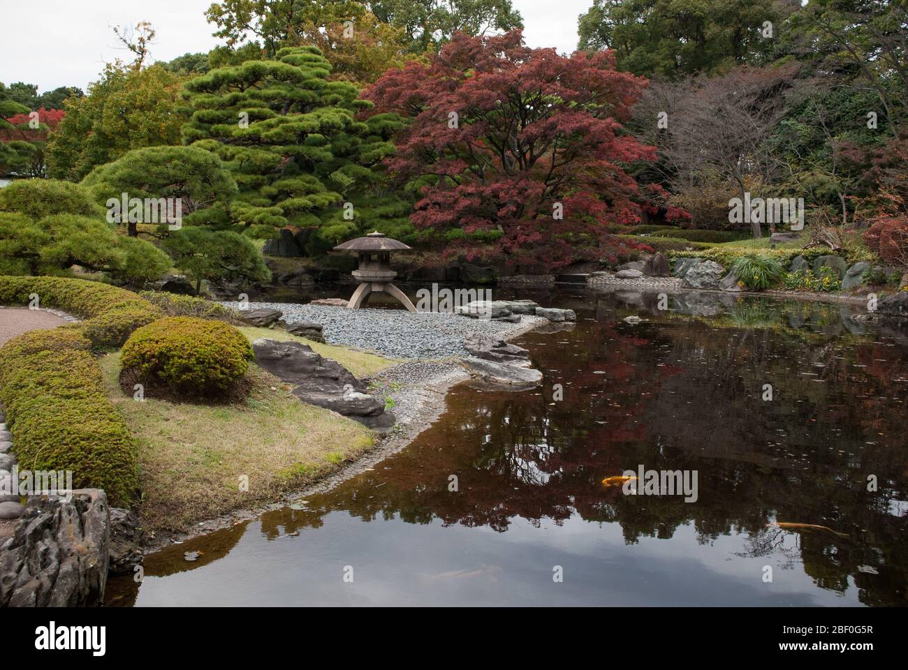 Alte Edo-Burg Tokyo Imperial Palace, Chiyoda Ward, Tokyo, Japan Stockfoto