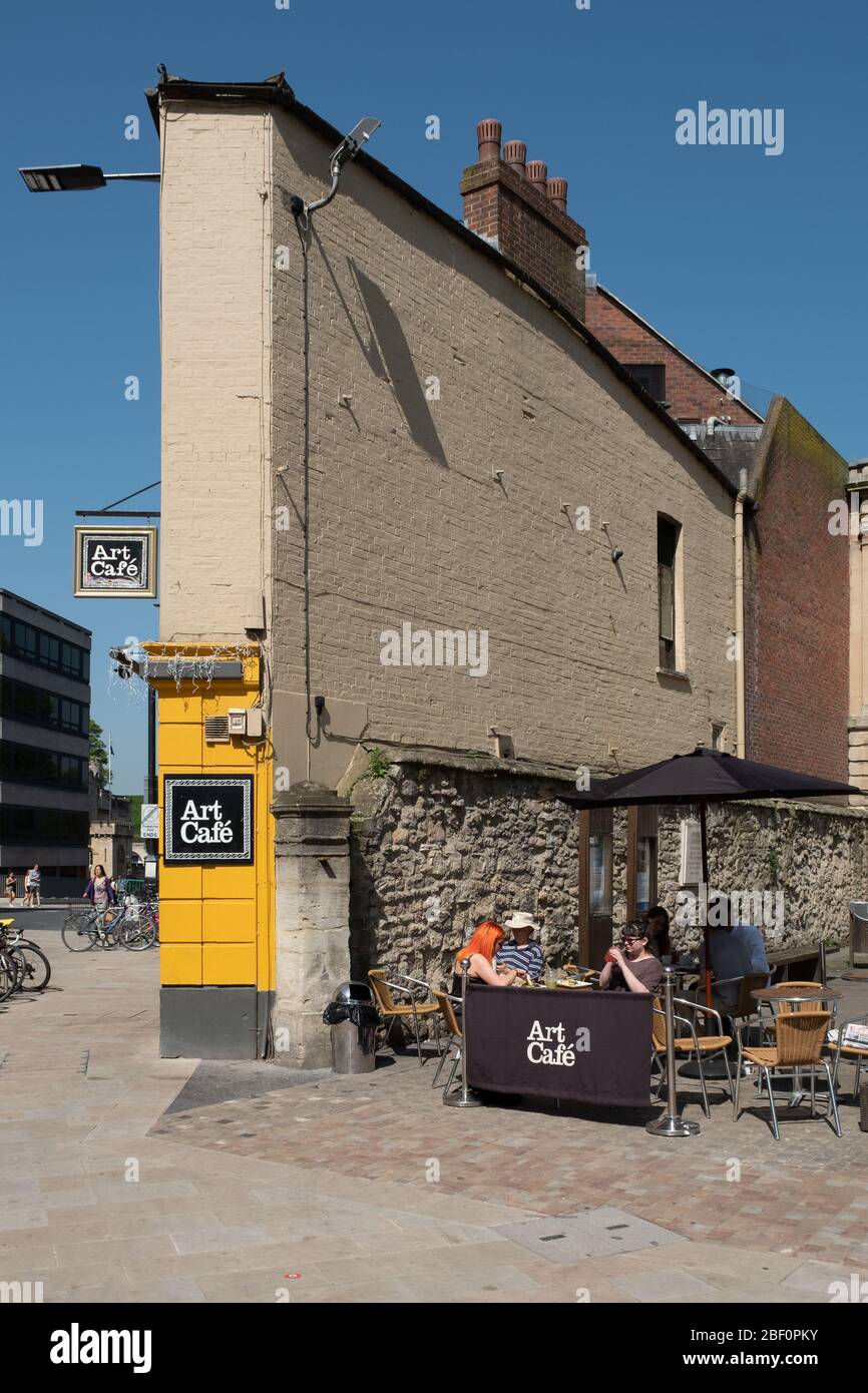 Das Art Cafe in Oxford Stockfoto