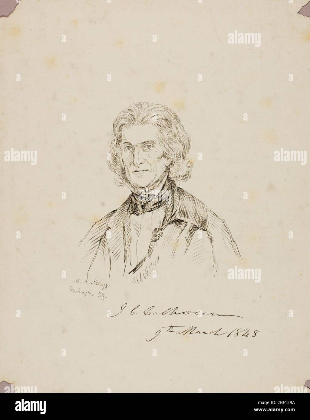 J C Calhoun. Stockfoto