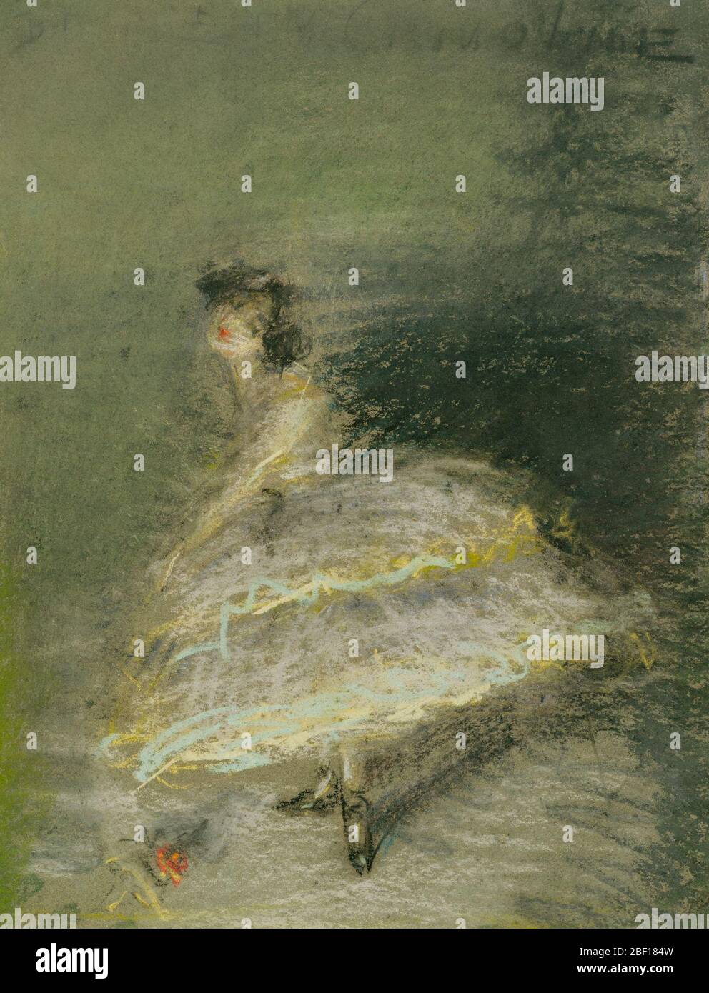 En Crinoline. Stockfoto