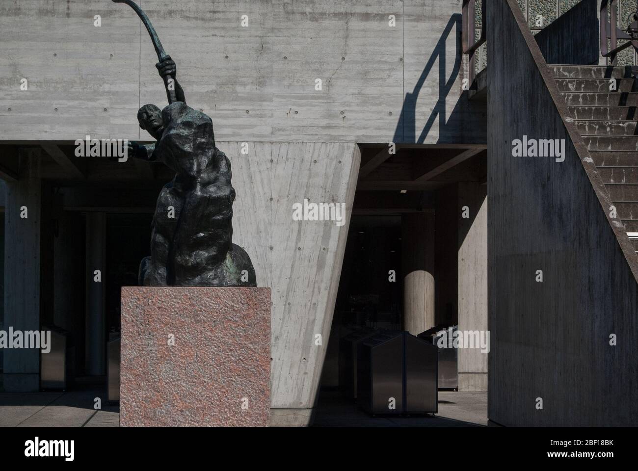 1950s Modern National Museum of Western Art, Ueno Kōen (Ueno Park), Taitō, Tokio, Japan Le Corbusier Kunio Maekawa Junzo Sakura Takamasa Yoshizaka Stockfoto