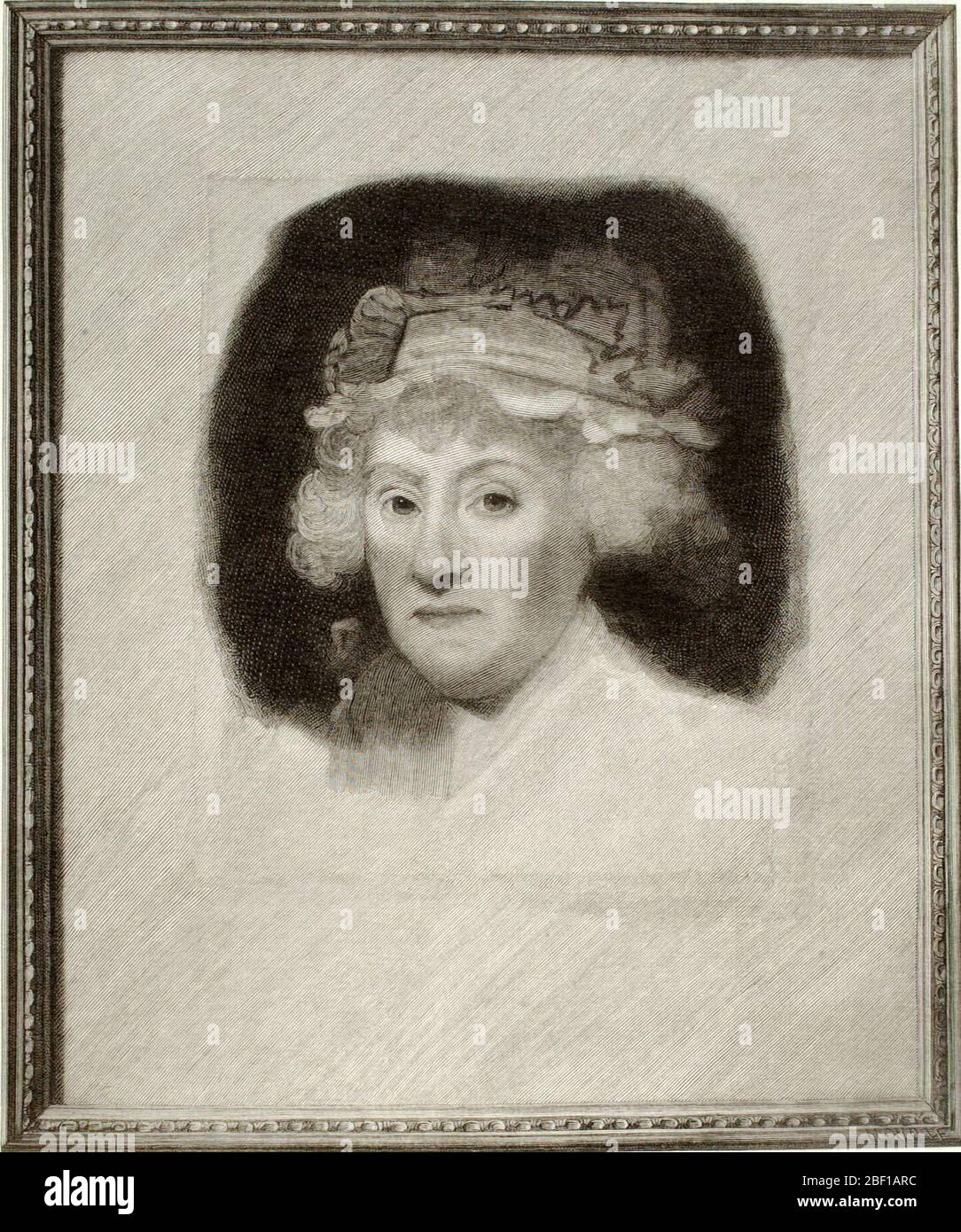 Frau Robert Morris Mary White. Stockfoto