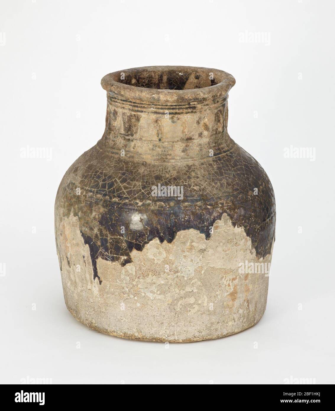 Glas groß widemouied zylindrisch. Siegfried Bing (1838 - 1905) Stockfoto Glas groß widemouied zylindrisch. Siegfried Bing (1838 - 1905) Stockfoto