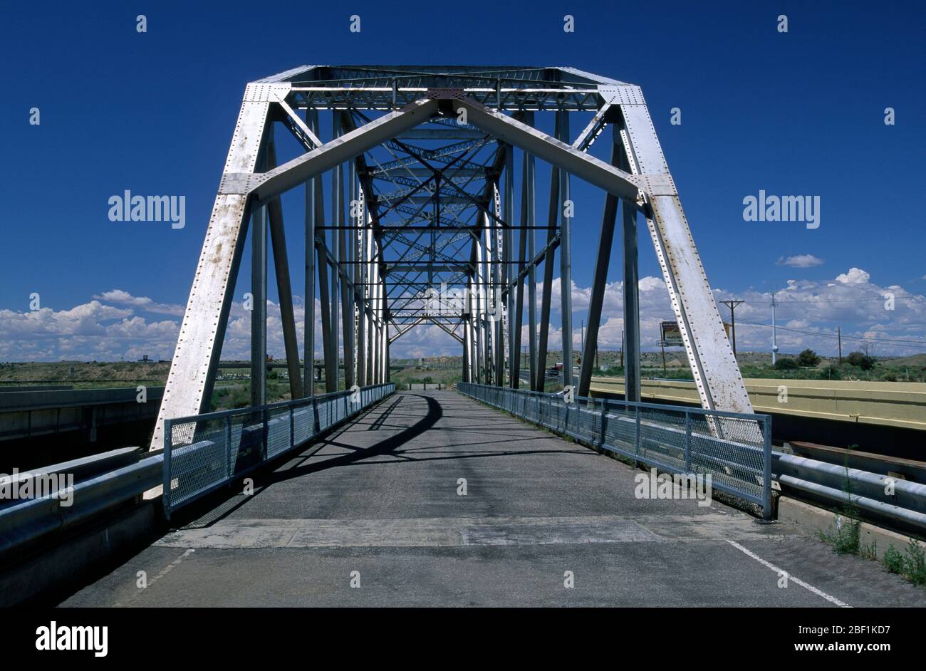 Rio Puerco Brücke, Historische Route 66, Bernalillo County, New Mexico Stockfoto
