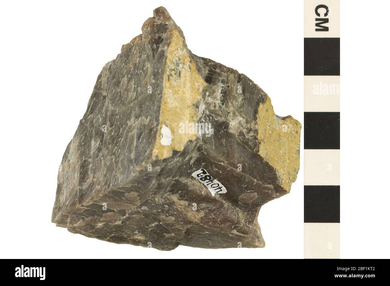 Silikat Mineral Nephelin. Dieses Objekt ist Teil der Sammlung Bildung und Öffentlichkeitsarbeit, von denen einige im Wissenschaftsbildungszentrum Q?rius zu sehen sind.114 Jan 2020 Stockfoto