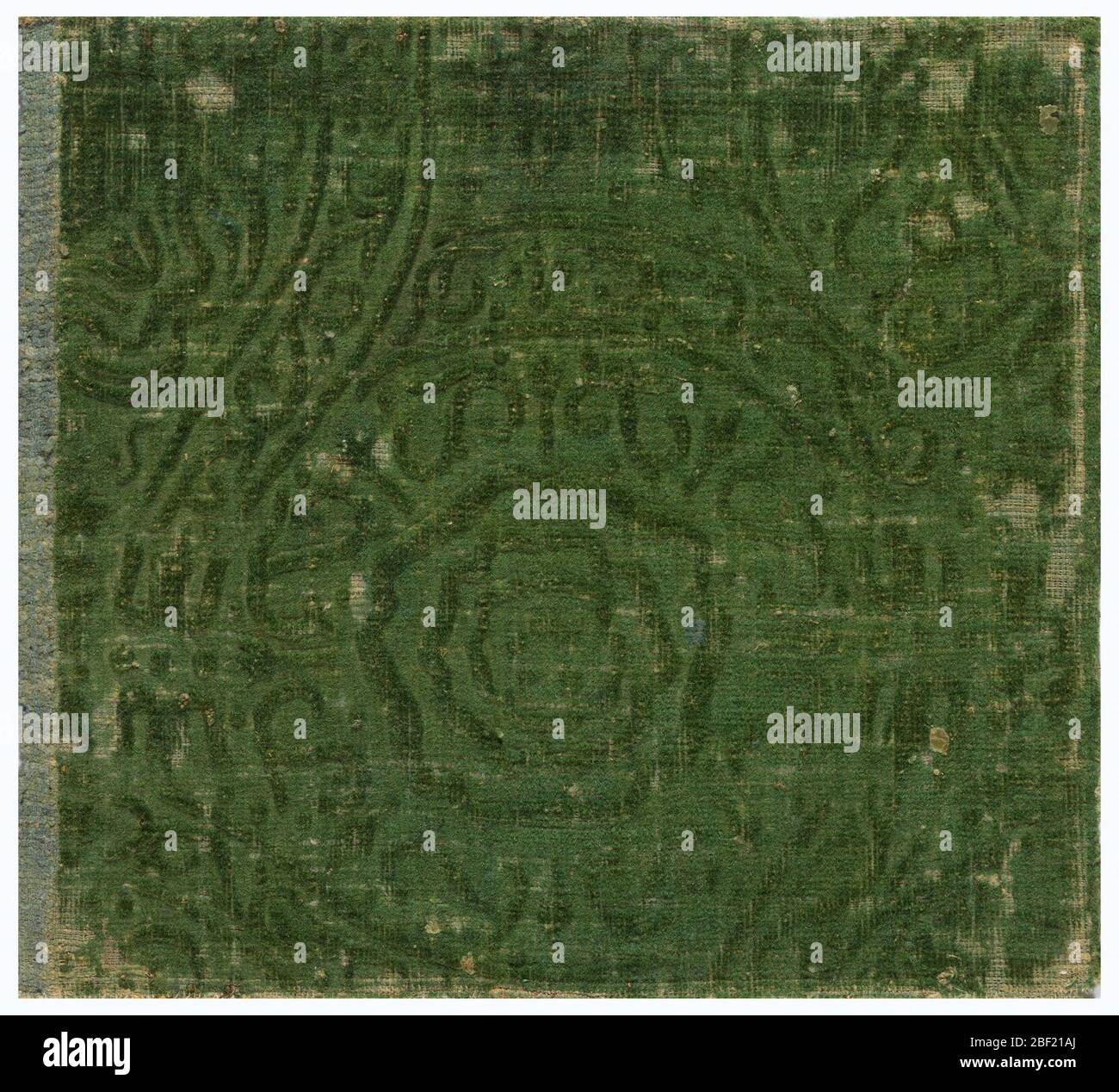 Fragmente. TUDOR Rose und Armband Motive in grün. Stockfoto