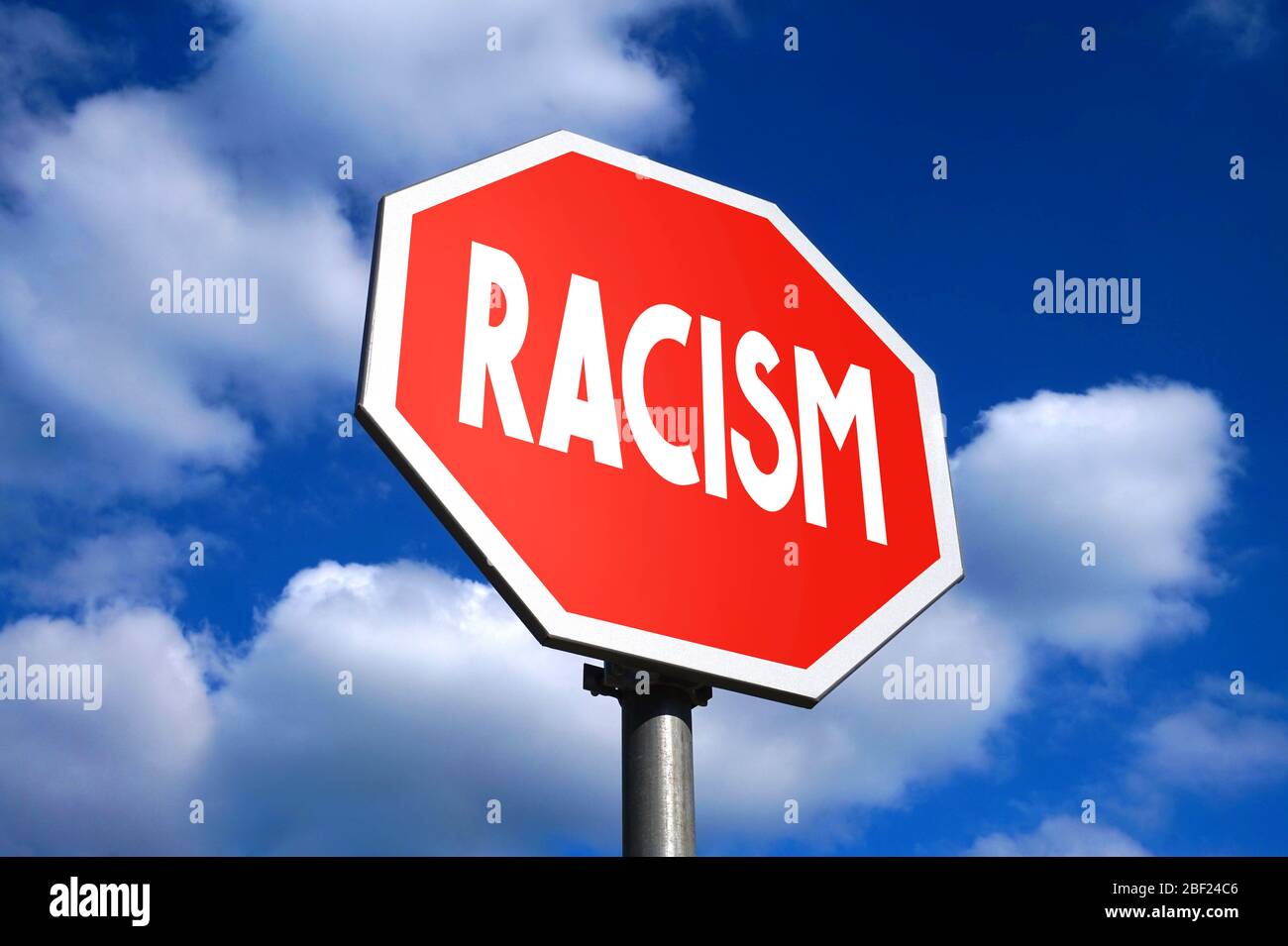 Stop Sign Rassismus Racism sign -Fotos und -Bildmaterial in hoher Auflösung – Alamy