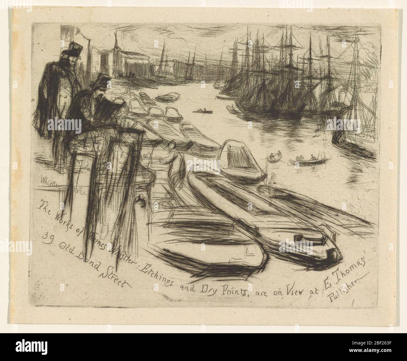 Der Kleine Pool. Francis Seymour Haden (1818 - 1910)H. Wunderlich & Co. (1874 - 1912) Charles lang freier (1854-1919)Seymour Haden (1818-1910), London [1]bis 1898H. Wunderlich & Co., New York bis 1898 [2]von 1898 bis 1919Charles lang freier (1854-1919), von H.. Stockfoto