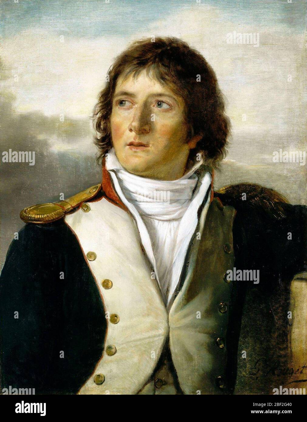 Laurent Gouvion Saint-Cyr, später Marschall und Markgraf des Imperiums - Georges Rouget, um 1835 Stockfoto