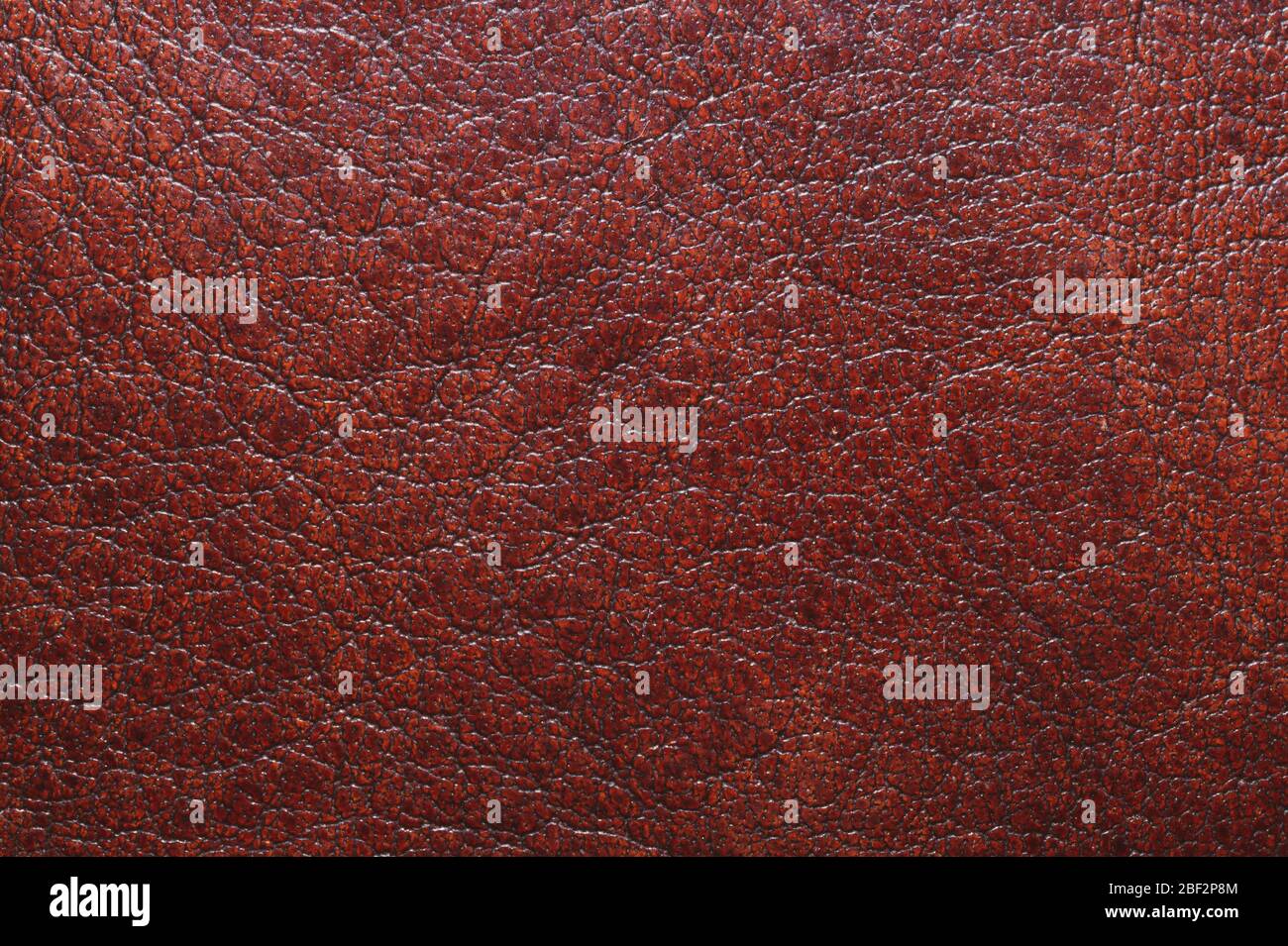 Bbraunes Leder Textur Hintergrund. Raues Material Nahaufnahme Stockfoto