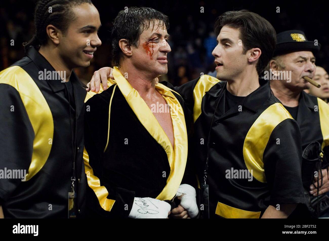 James Francis Kelly Iii Sylvester Stallone Milo Ventimiglia Burt Young Film Rocky Balboa Rocky Vi 2006 Regie Sylvester Stallone 22 Dezember 2006 Ssl46954 Allstar Picture Library Limited Mgm Warnung Dieses Foto Ist