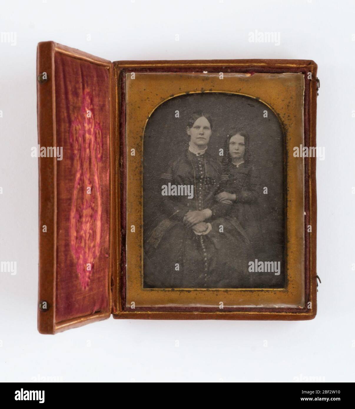 Porträt einer Frau und eines Kindes. Stockfoto