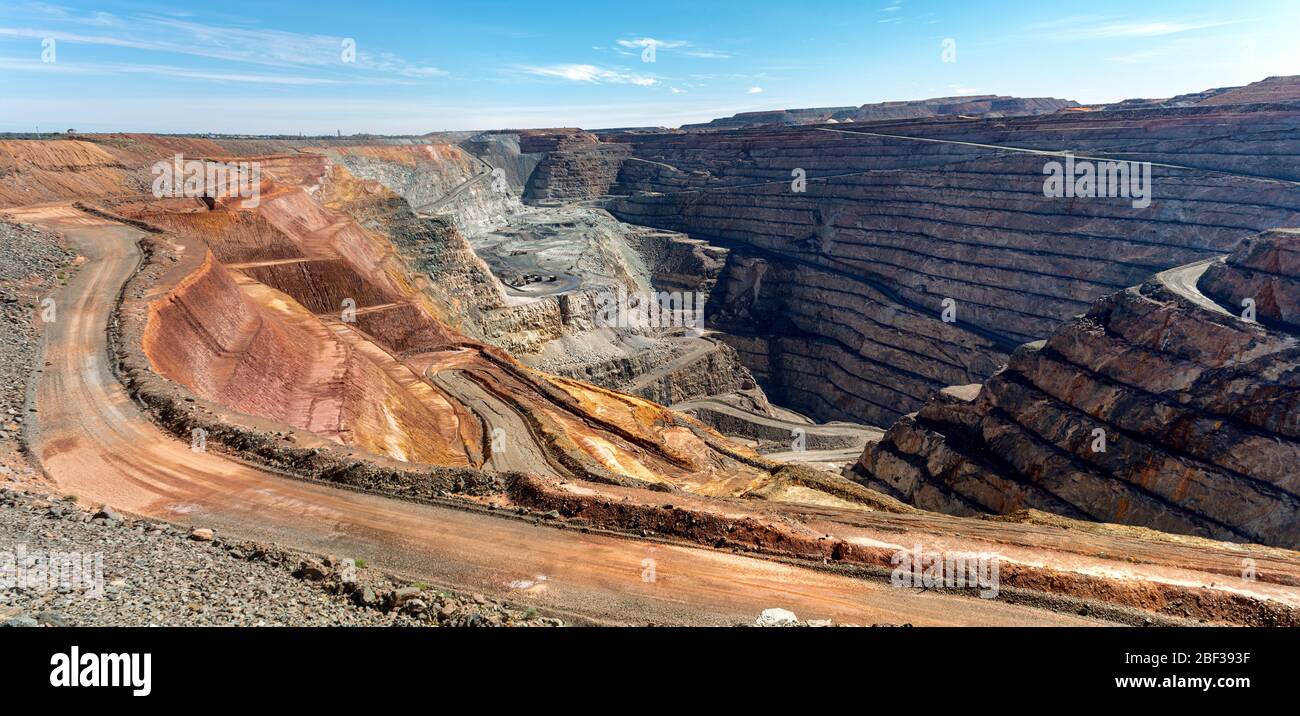 Kalgoorlie Goldmine im Tagebau, Kalgoorlie Western Australia Stockfoto