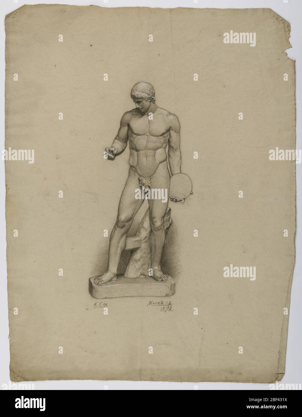 Ohne Titel GrecoRoman Discus Thrower. Stockfoto