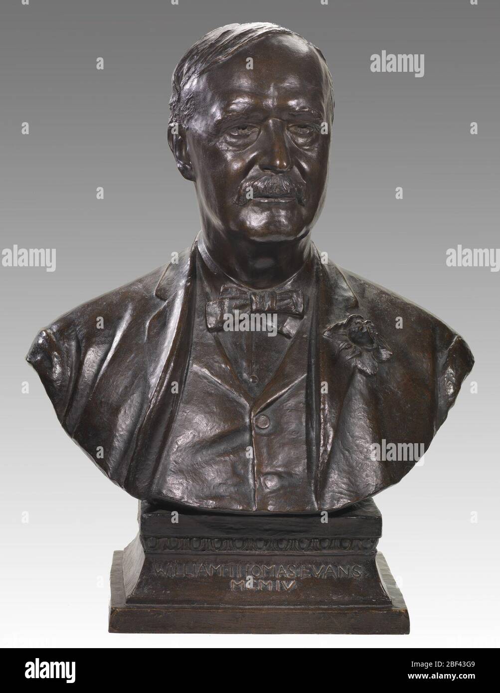 William Thomas Evans. William Thomas Evans war ein irischer Einwanderer, der der Leiter einer Großhandel Trockenwarenfirma wurde. Er wird jedoch als Sammler amerikanischer Gemälde in Erinnerung behalten. Stockfoto