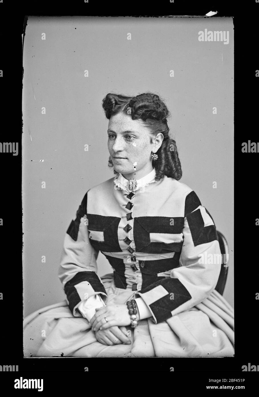 Frau Jennie Van Zandt. Stockfoto