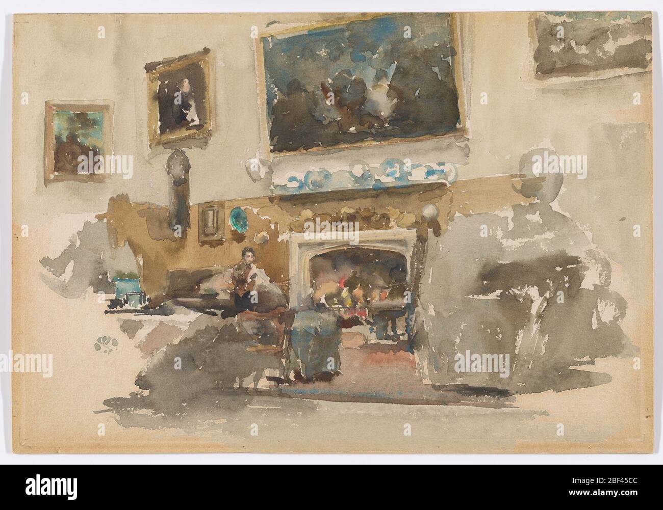 Moresby Hall. John James Cowan (1846 - 1936) Stockfoto