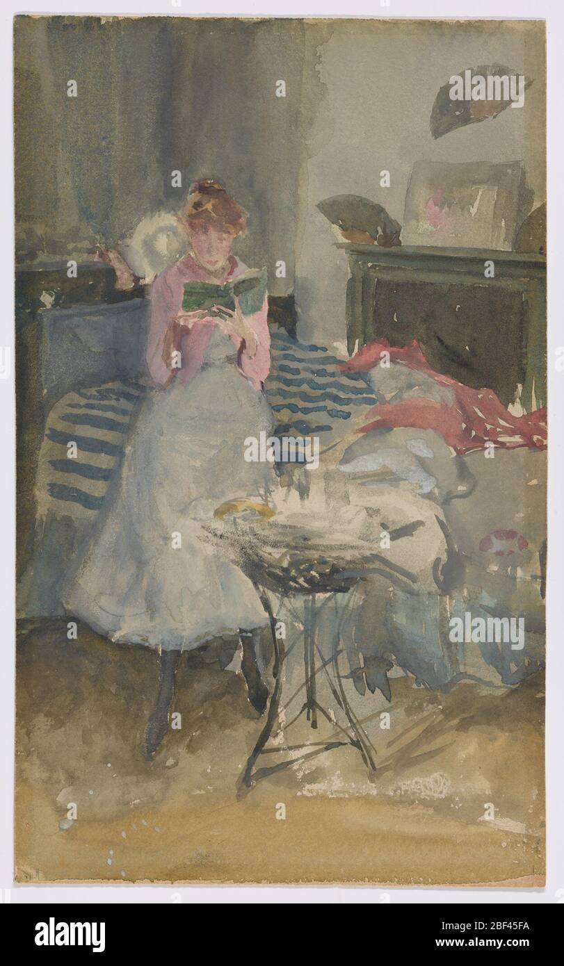 Rosa HinweisDie Novelette. Henry Studdy Theobald (1847 - 1934) Stockfoto