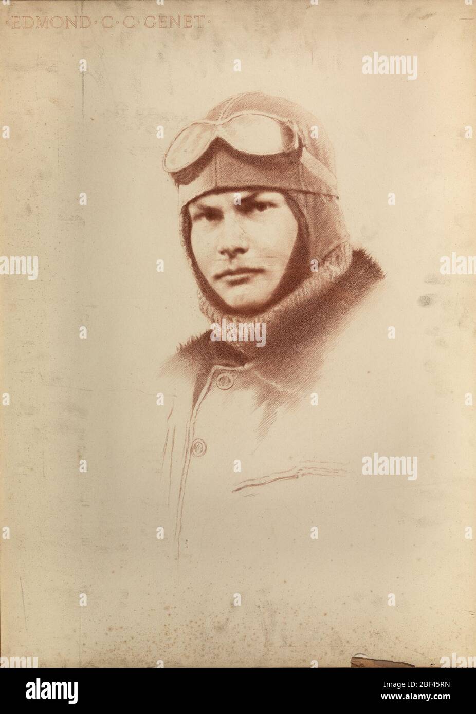 Edmond Charles Clinton Genet. Stockfoto