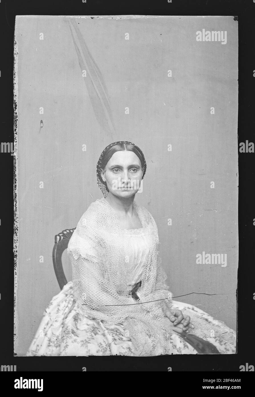 Unbekannte Frau. Stockfoto