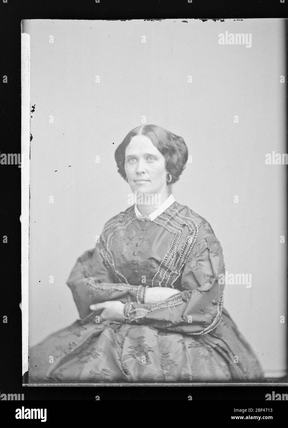 Unbekannte Frau. Stockfoto