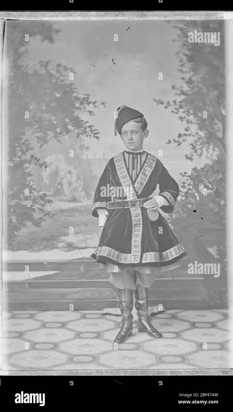 Nicht Identifizierter Junge. Stockfoto