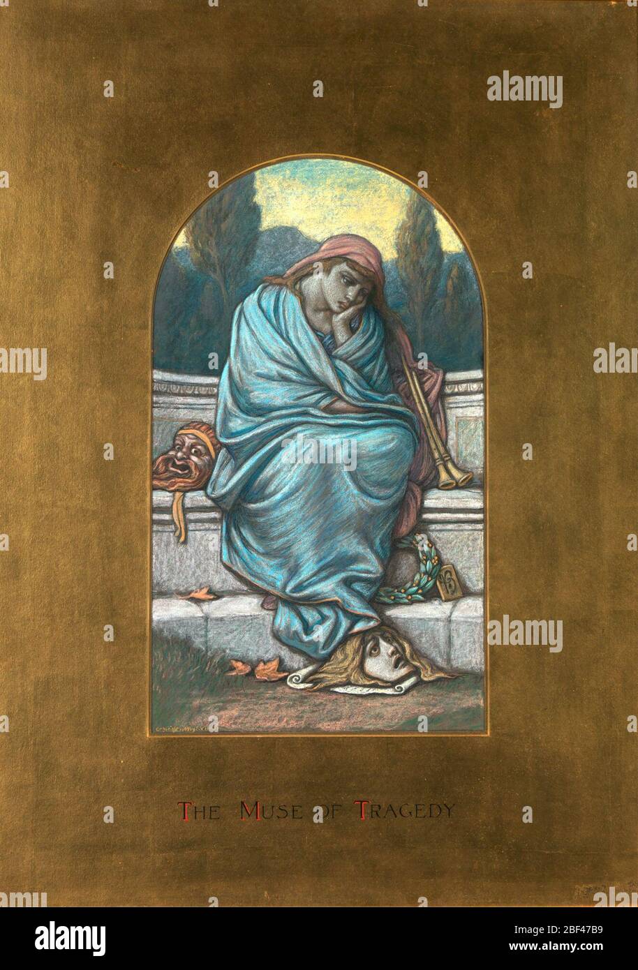 Muse of Tragedy. Stockfoto