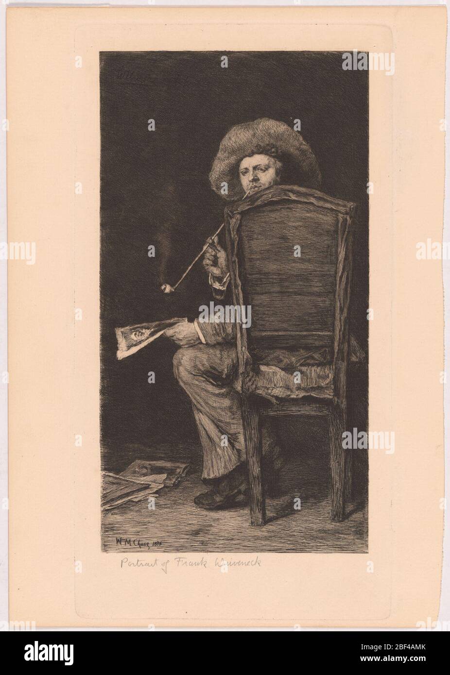 Frank Duveneck. Stockfoto