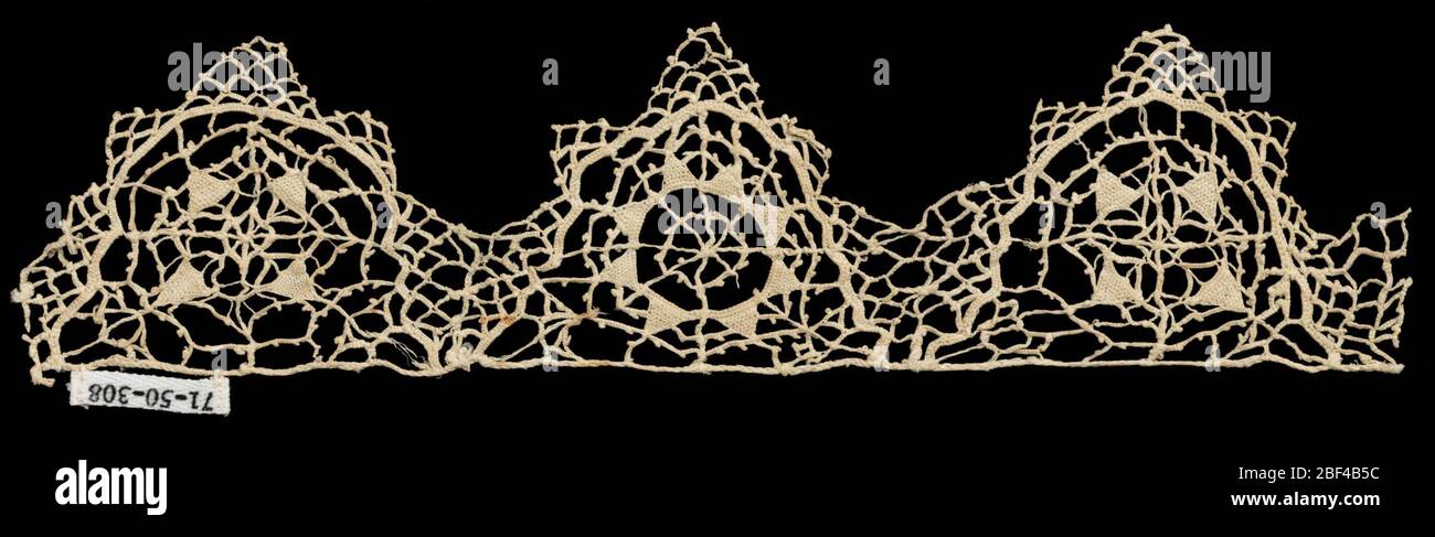 Rahmen. Randfragment mit Tabulatoren und geometrischen Kreisen. Stockfoto