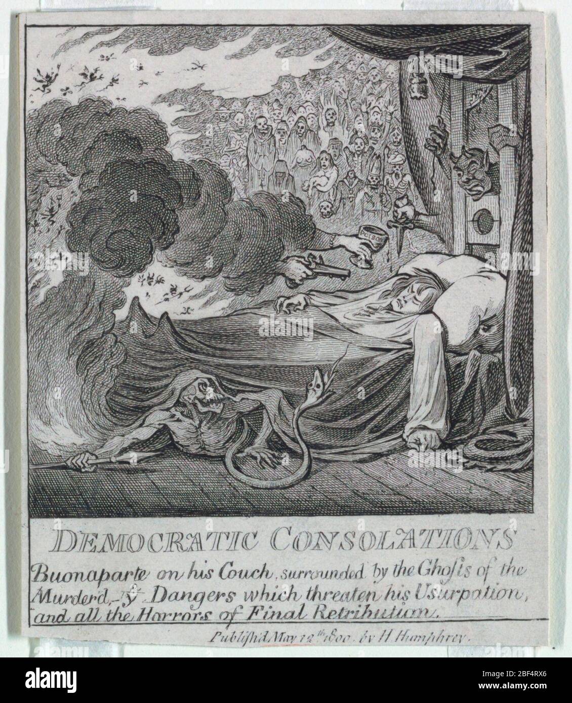 Demokratie oder ein Skizze o. Stockfoto