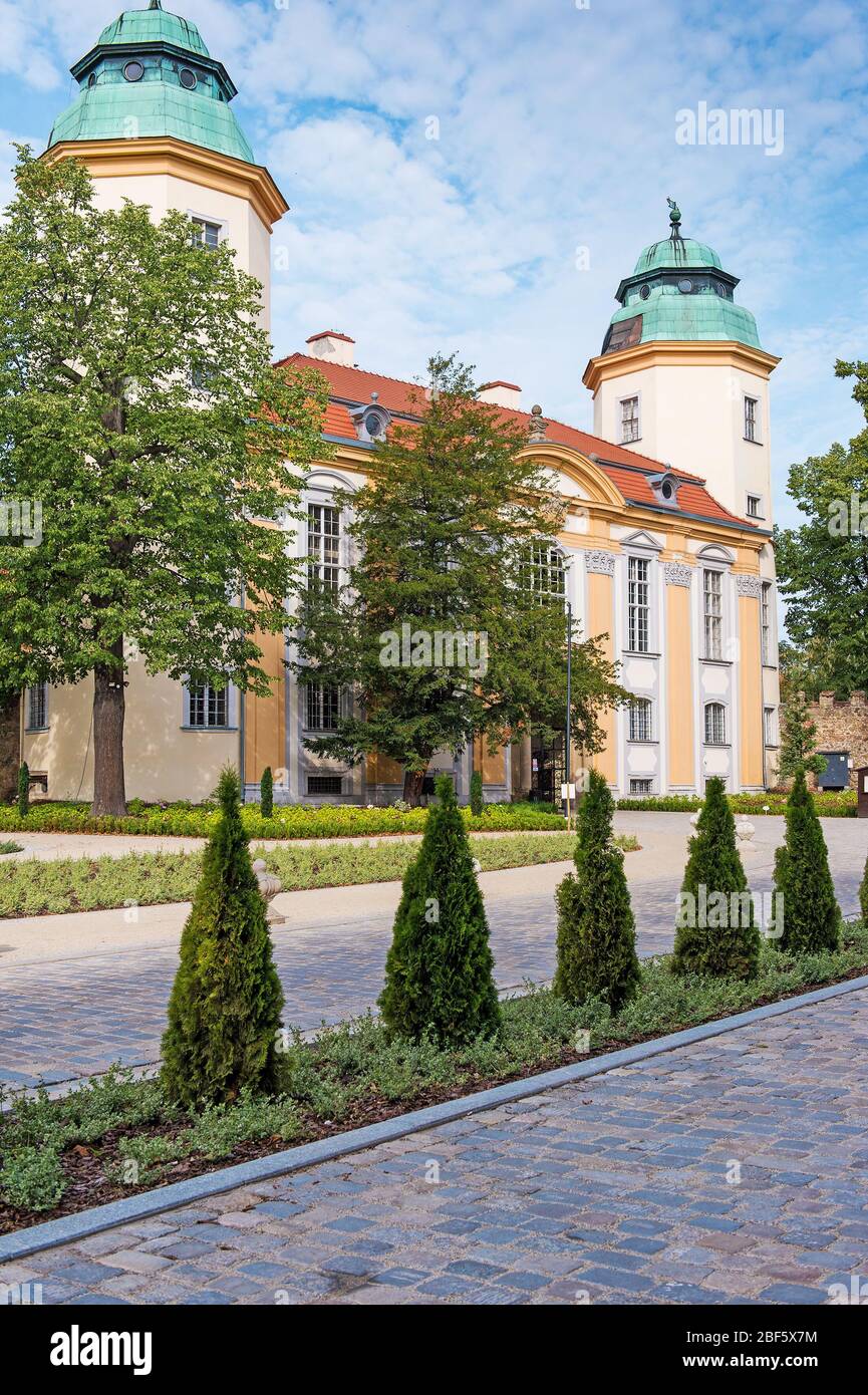 Schloss Fürstenstein in Walbrzych in Polen. Stockfoto