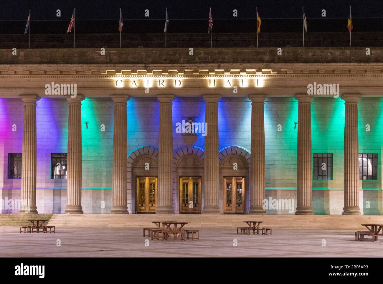 Caird Hall, Dundee City Centre Stockfoto