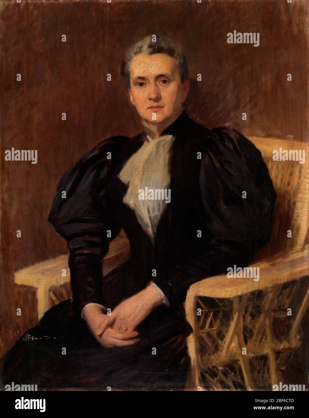 Porträt einer Frau. Stockfoto