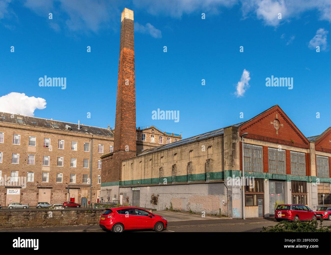 Die alte Mühle, Brown st Kamin, Dundee. Stockfoto