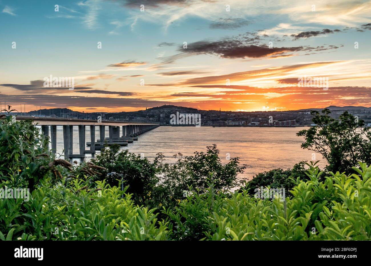 Tay Road Bridge, Dundee City, Tay Estuary Stockfoto