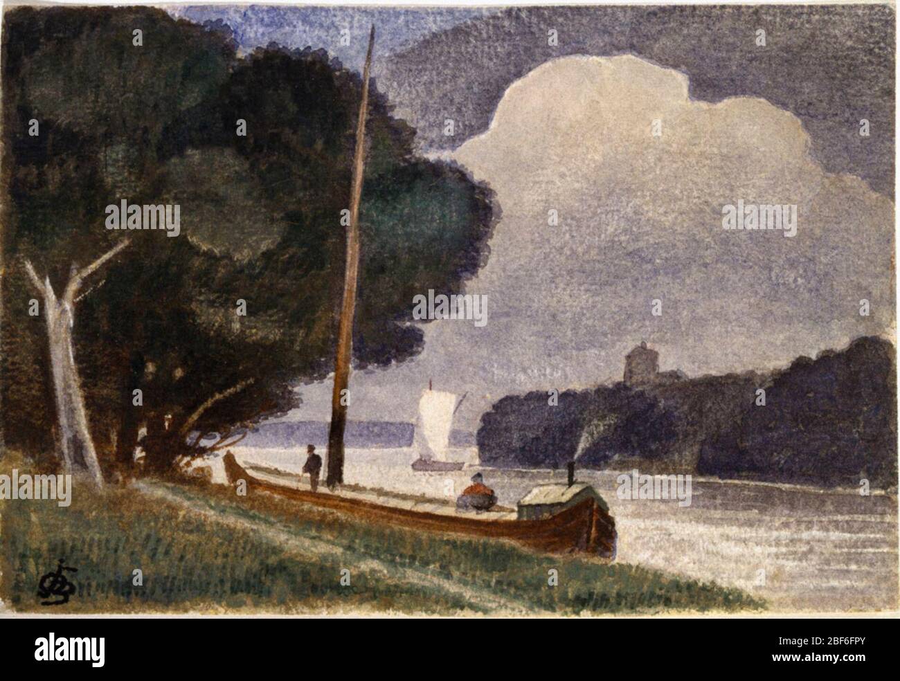 Ohne Titel. Joseph Erdelac, Cleveland, OH, bis 1978Schenkung von Joseph Erdelac 1978HIRSHHORN MUSEUM UND SKULPTURENGARTEN, Smithsonian Institution, Washington, DC. 'Oscar Bluemner', 14. November 1979-2 März 1980, Kat.-nr. 2, Abb. S. 20.COLUMBUS MUSEUM OF ART, OH. Stockfoto