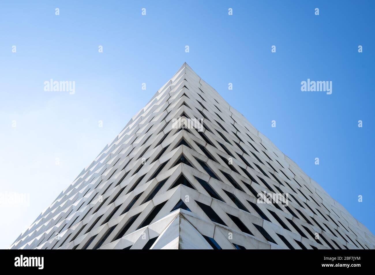 Ästhetische architektonische Außenaufnahme Fotografie Stockfoto