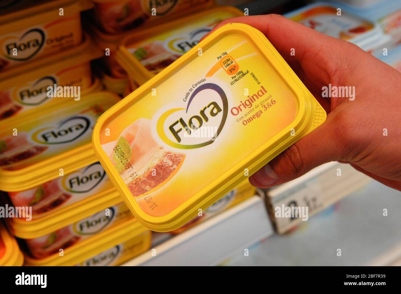 Flora, Margarine Stockfoto