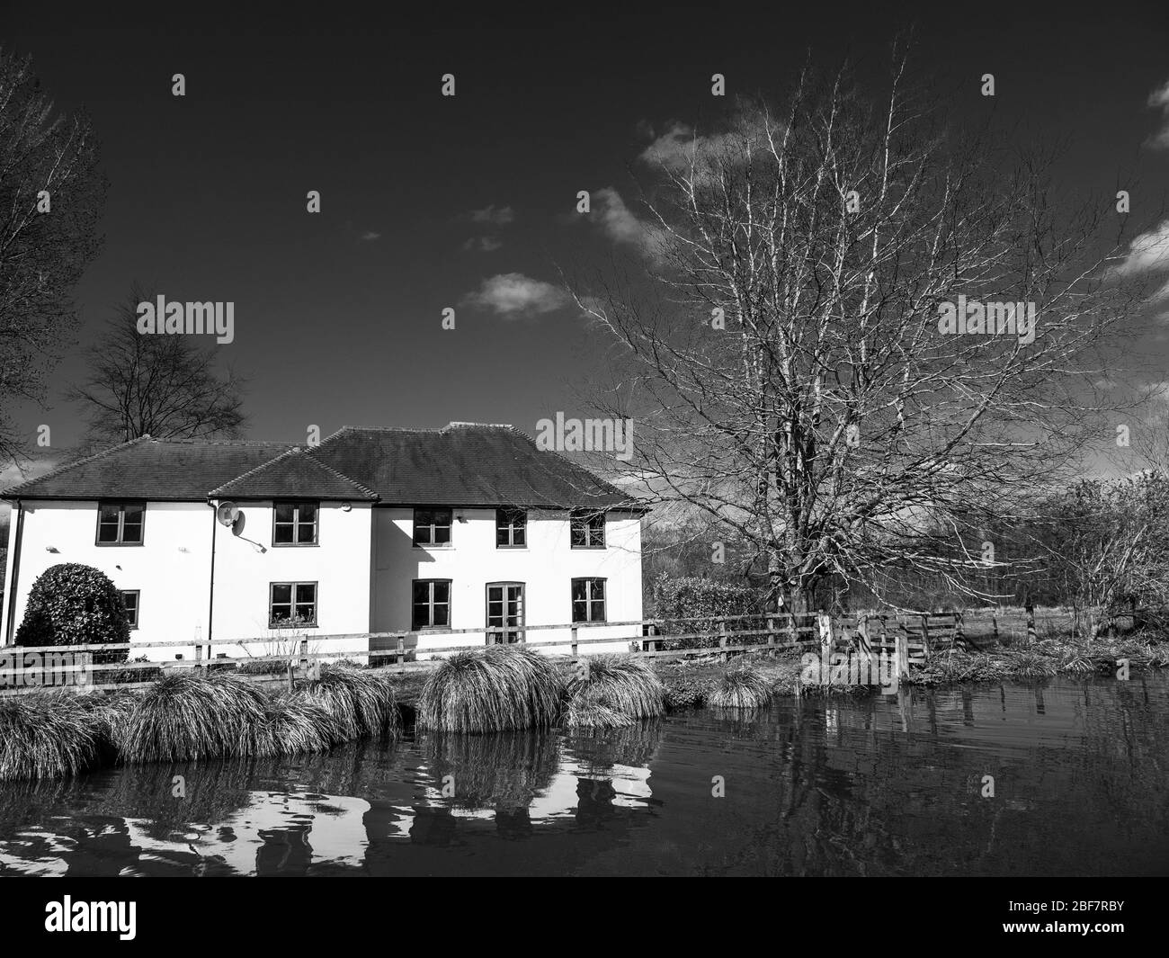 Cobblers Lock, Freemans Marsh, Kennet and Avon Canal, Hungerford, Berkshire, England, Großbritannien, GB. Stockfoto
