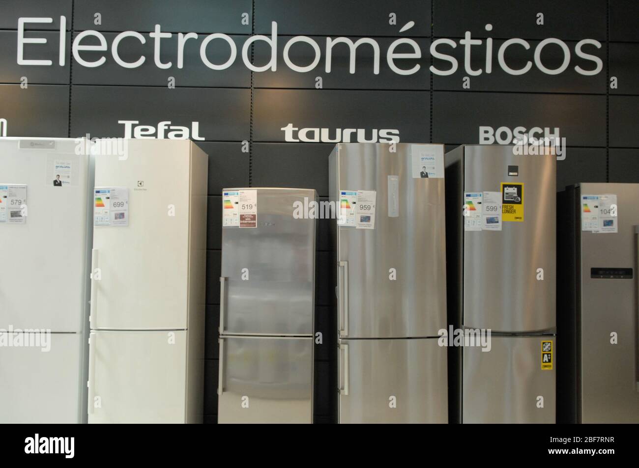 Kühlschrank, Home aplliances Stockfoto