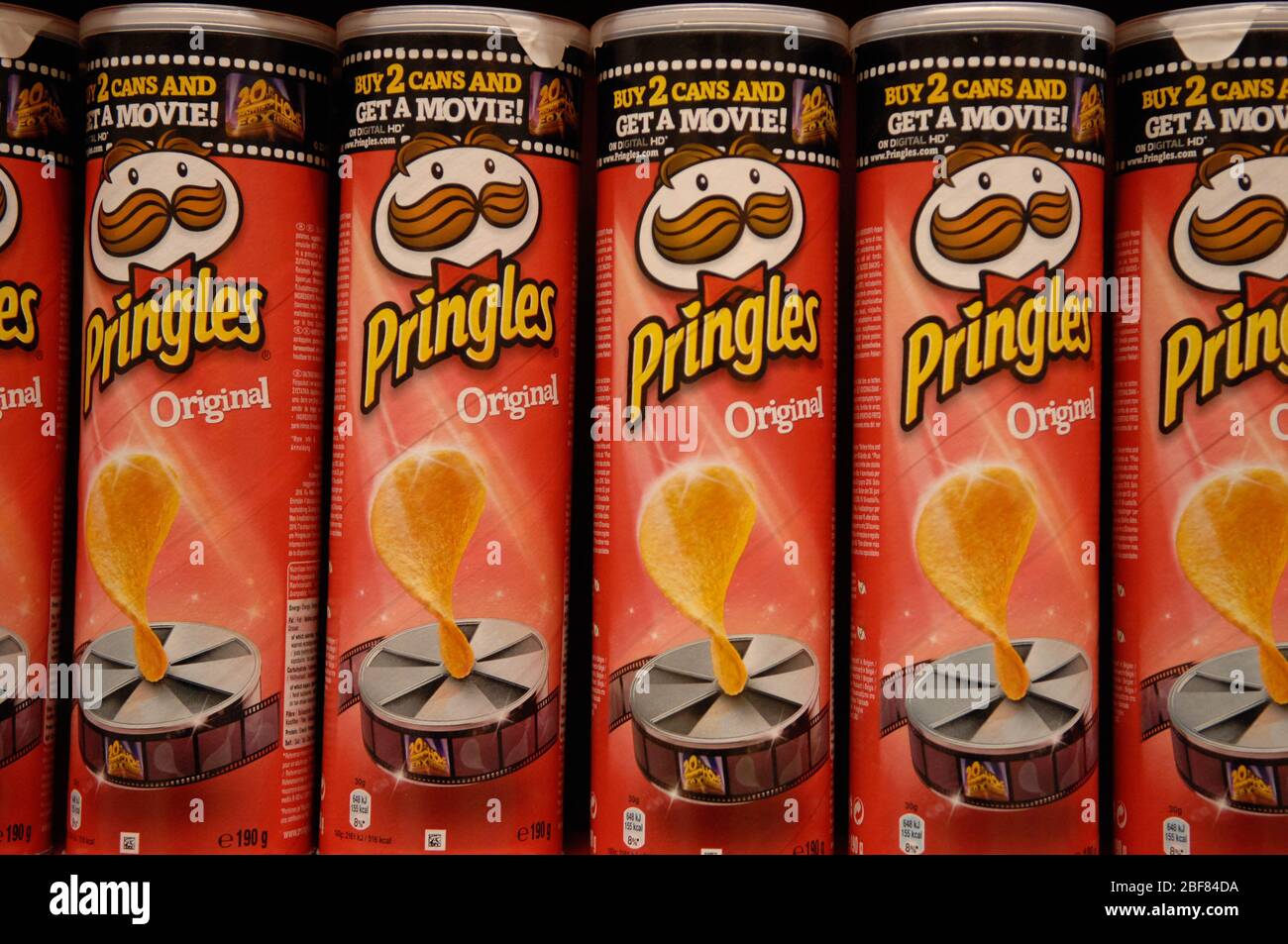 Pringles, Chips, Pommes frites Stockfoto