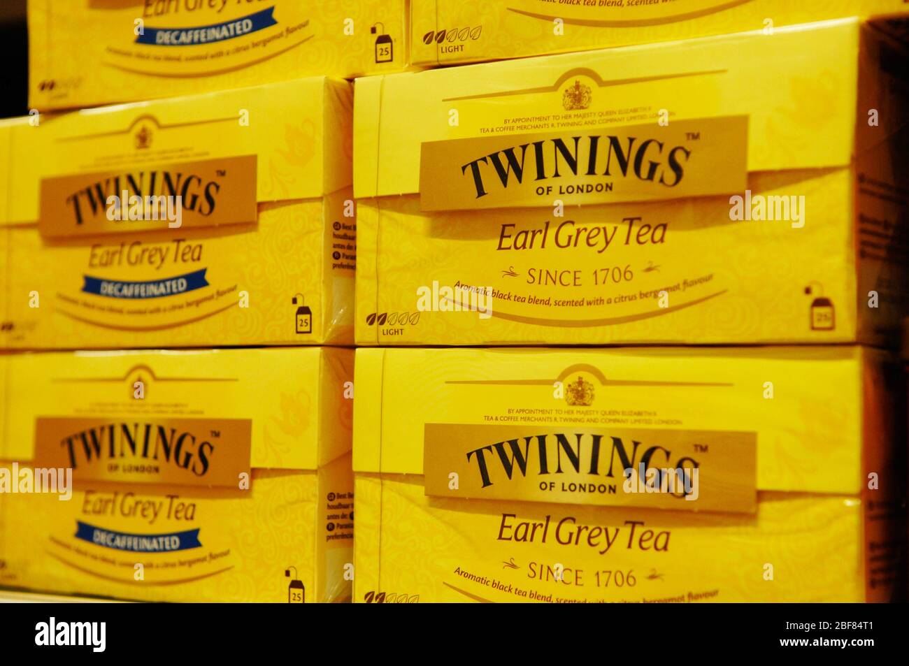 Twinings Earl Grey Tee Stockfoto